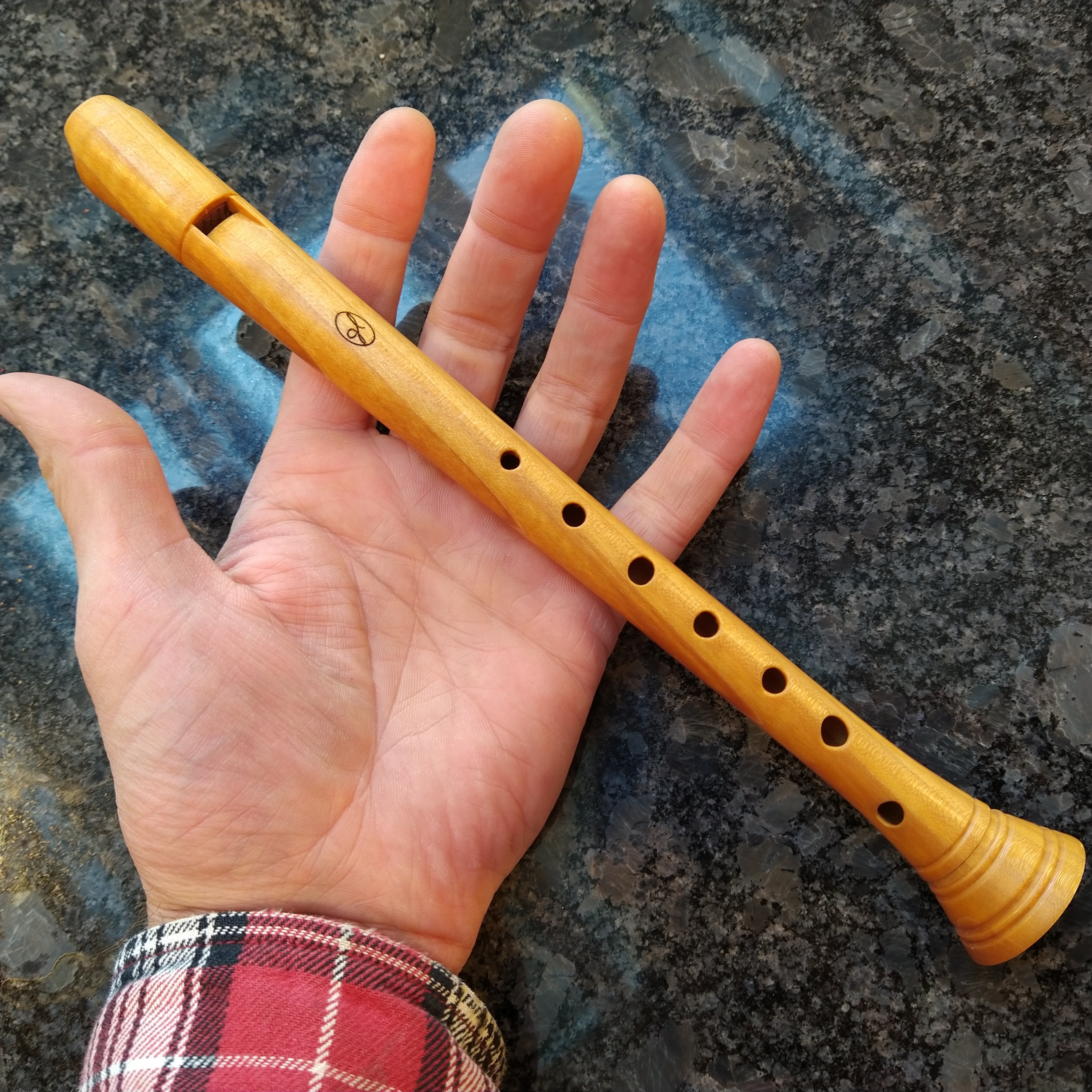 Transitional Haka sopranino recorder